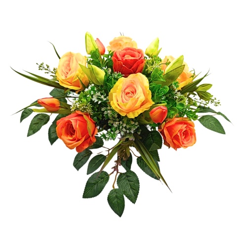 STROIK NA GRÓB KOMPOZYCJA NA CMENTARZ RÓŻA
