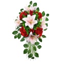 Stroik KOMPLET na grób kompozycja na cmentarz zestaw wiązanka bukiet